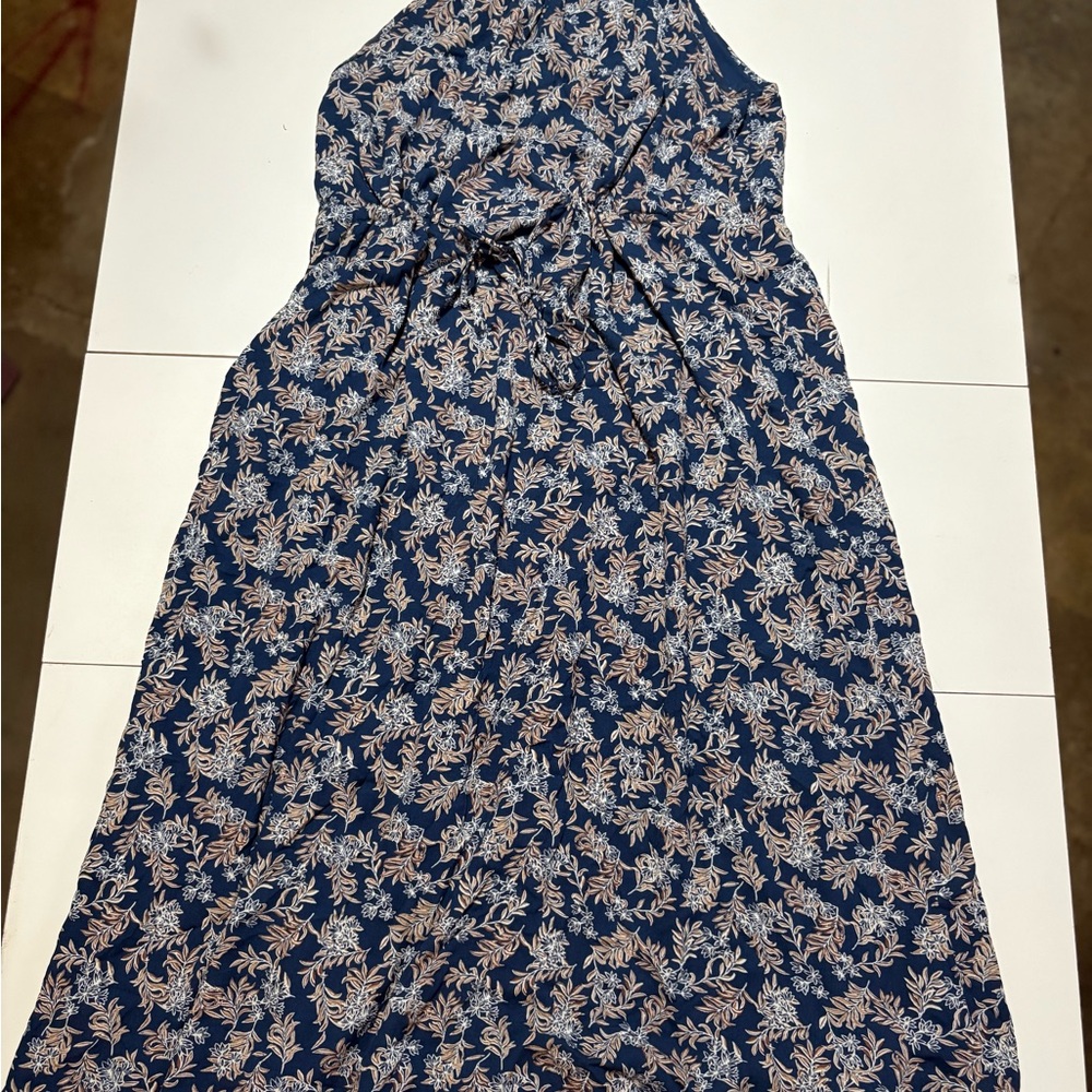 Dip Navy and Cream Floral Dress